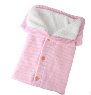 Baby Thickened Plus Velvet Warm Sleeping Bag