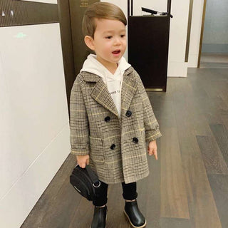 Ethan Fashion Wool Boys Coat