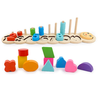 Early Childhood Education Wooden Logarithmic Board